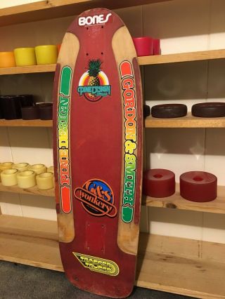 Vintage G&s Pine Design Ii Doug Saladino Skateboard Dogtown Sims
