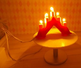 Lundby Dollhouse Electric Candle Arch For Advent & Xmas 1