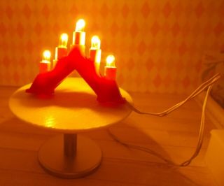 Lundby Dollhouse Electric Candle Arch For Advent & Xmas 3