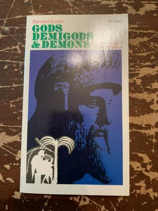 1975 Gods Demigods & Demons By Bernard Evslin Scholastic