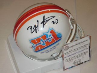 Devin Hester (chicago Bears) Signed Bowl Xli Mini - Helmet W/ Schwartz