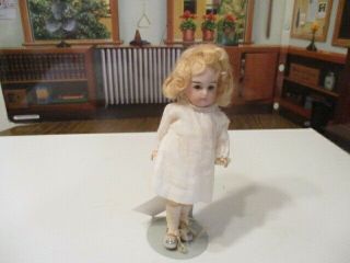 Htf 8 " Sweet Antique German K R Doll Marked " 192 " Closed Mouth
