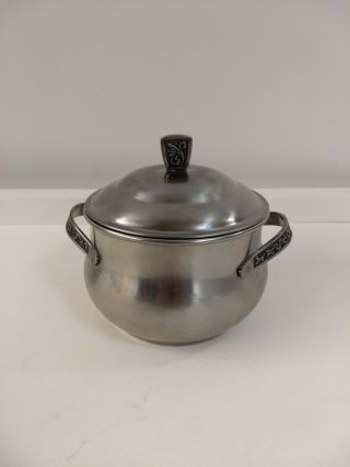 Vintage Monterey Holloware Stainless Steel Pot - Made In Japan