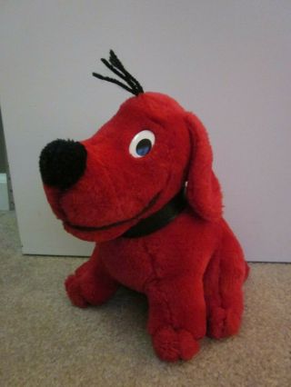 Dakin Vintage 1994 Clifford The Big Red Dog Wind - Up Musical Plush Puppy Lullaby