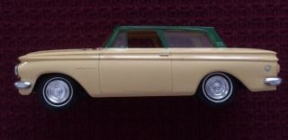 1963 Rambler American Assembled Model Yellow With Green Roof