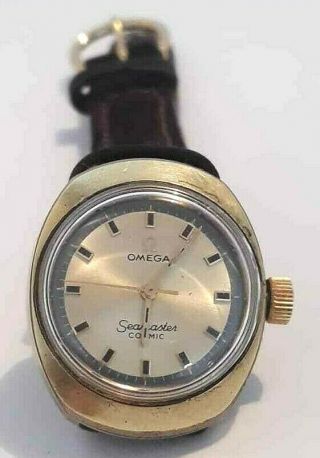 Vtg Omega Seamaster Cosmic Ladies Automatic Stainless Steel Automatic 70s