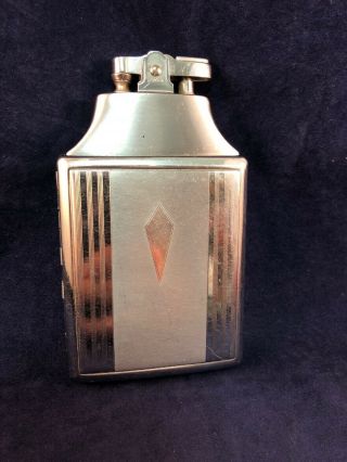 Vintage Art Deco Silver Ronson Mastercase Cigarette Case Stash Box Lighter