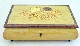Vintage Reuge Music Box Made In Italy I Left My Heart In San Francisco - Swiss