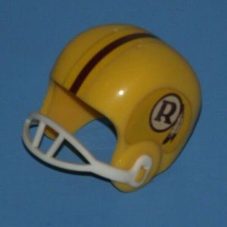 Org Vintage 1970s Washington Redskins Football Gumball Helmet Yellow Logo