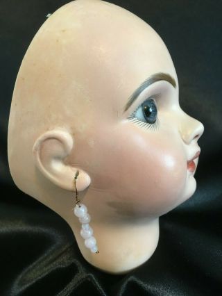 Antique French Closed Mouth Jumeau Bisque Doll Head 7 
