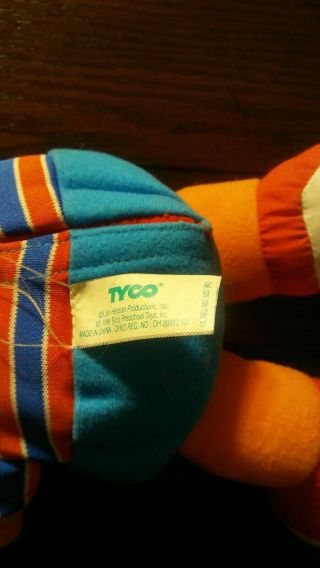 1996 Tyco Tickle Me ERNIE Vintage Plush Doll Shakes Talks Laughs Sesame Street 3