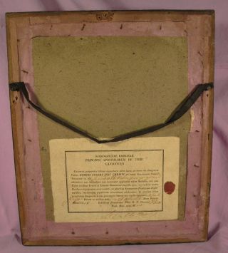 ANTIQUE FRAMED VERONICA VEIL - TRUE FACE OF CHRIST RELIC - WITH DOCUMENT 1859. 2
