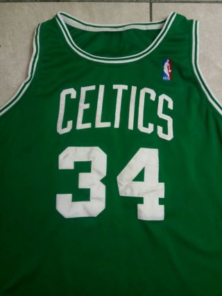 Nike NBA Authentic Boston Celtics Paul Pierce 34 Jersey Dri Fit Sz 56 XL Green 3
