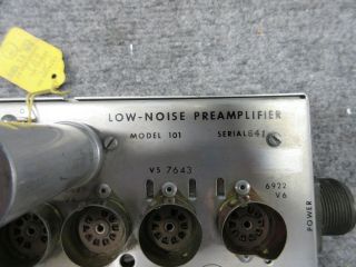Vintage Ortec Model 101 Low - Noise Preamplifier 3