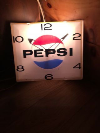 Vintage Pepsicola Clock