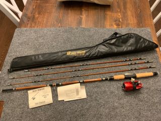 True Temper Uni - Spin 63 Multi Tip Rod & Reel Combo With Case And Paperw
