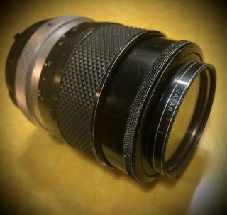 Nikon Nikkor - Q Nippon Kogaku Auto 135mm F/2.  8 Lens Vintage W/ 52mm Filter
