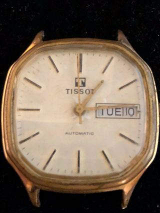 Vintage Tissot Automatic Wrist Watch With Day And Date 17j