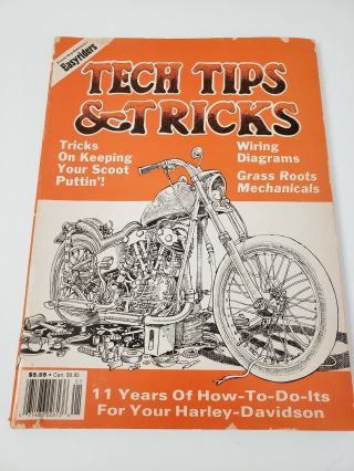Vintage Easyriders Harley - Davidson Tech Tips & Tricks Volume 1 First Edition
