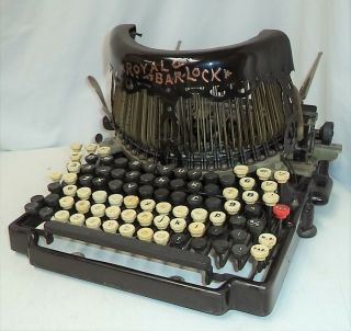 Antique Royal Bar - Lock Typewriter Barlock