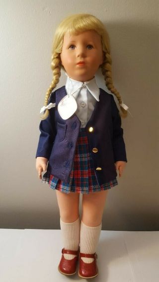 20 " Vintage Kathe Kruse Blonde Girl Doll