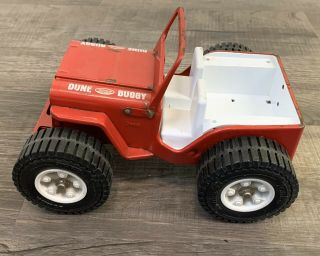 Vintage Red Tonka Dune Buggy Jeep No.  2445 Pressed Steel Htf