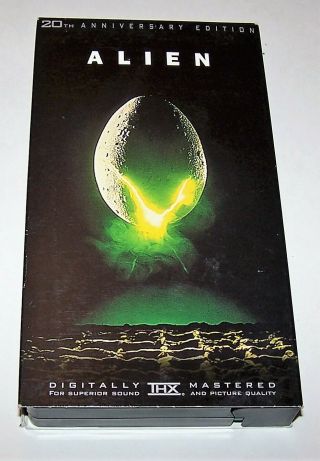 Vintage Alien 20th Anniversary Widescreen Edition VHS Video Cassette - Ripley 2