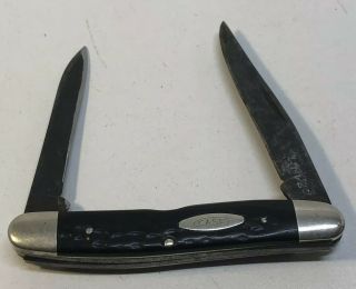 Vintage 1965 - 1969 Case Xx Usa Red Bone 2 - Blade Pocket Knife -