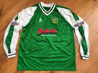 Vintage Yeovil Town Fc Signed Shirt Long Sleeve Xl Extra Large