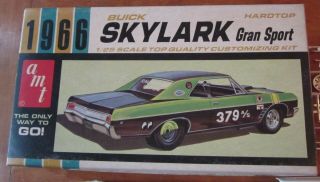 Amt 1966 Buick Skylark Gs Gran Sport 3 - In - 1 Annual Kit 6566 Unbuilt 66