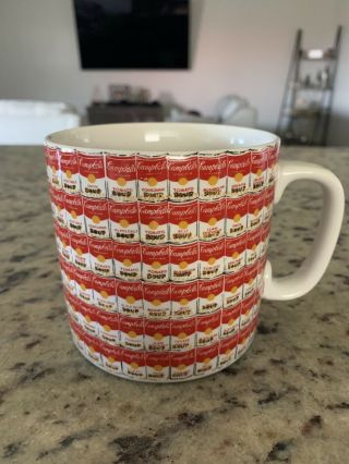 Vintage Andy Warhol Campbell’s 100 Cans Tomato Soup Mug Collectible