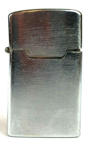 Vintage 50s - 60s Aro Silver Chrome Tone Flip Top Cigarette Cigar Lighter Japan