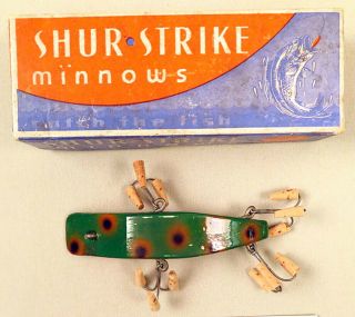 Boxed Vintage Shur Strike Fishing Lure – Ff - 19 Fast Fish