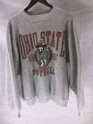 Vintage 90’s Ohio State University Buckeyes Sweatshirt Mens Xl Made In Usa