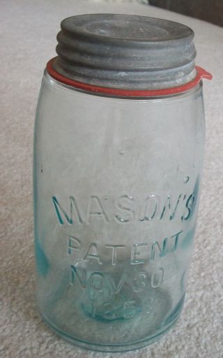 Antique Qt Jar - Mason 
