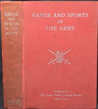 Games & Sports In The Army 1950 - 51 Football Rugby Athletics Cricket Baseball Etc