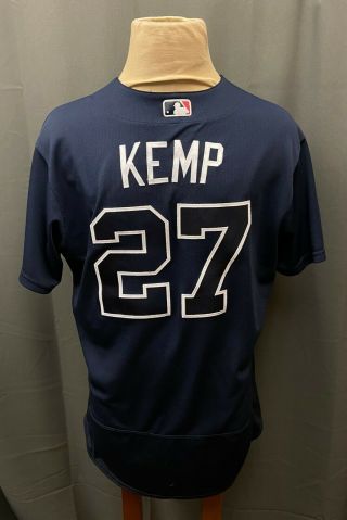 Matt Kemp 2017 Game Atlanta Braves 27 Jersey Size 48 Mlb Hologram
