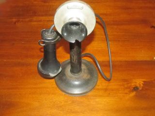 Antique C1901 Western Electric Company Candlestick Telephone 329 W