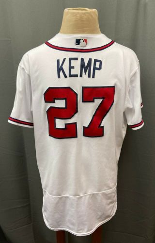Matt Kemp 2017 Game 27 Atlanta Braves Jersey Sz 48 Mlb Hologram