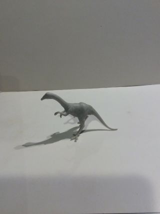 Vintage 1960s Struthiomimus Marx Grey Plastic Prehistoric Playset Dinosaur