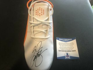 Rickie Fowler Signed Puma Golf Shoe Beckett Authenticated Pga Masters Us Open