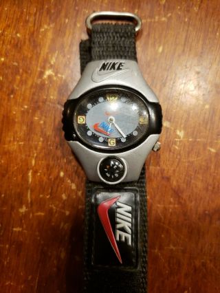 Vintage Nike Air Watch Compass Heavy Very Rare Battery