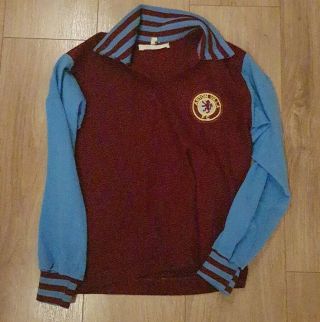 Aston Villa Vintage 1980 Childs Football Shirt Size 30 - 32 Retro Vintage
