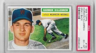 1956 Topps Baseball 164 Harmon Killebrew Psa 6.