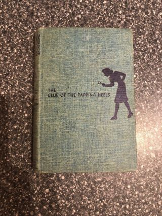 Vintage Book Hardcover 1939 Nancy Drew Stories The Clue Of The Tapping Heels