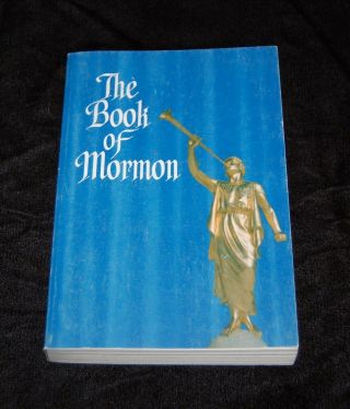 Vintage The Book Of Mormon Blue Cover Angel Moroni 1961 Collectible