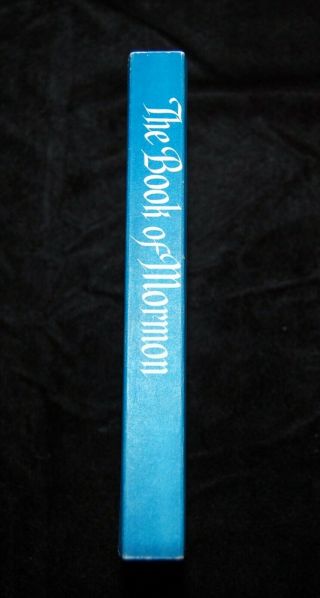Vintage The Book of Mormon Blue Cover Angel Moroni 1961 Collectible 3
