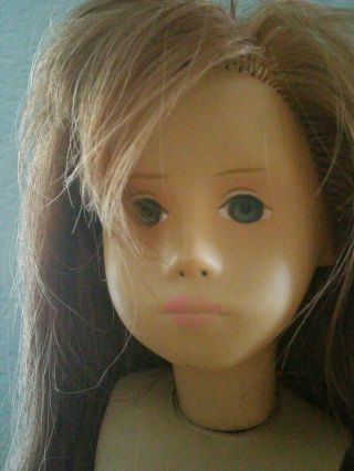 Vintage Early Gotz Redhead Deep Tan Sasha Serie Doll 16 1/2 "
