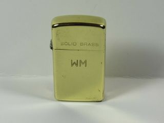 1932 - 1990 Solid Brass Zippo Lighter