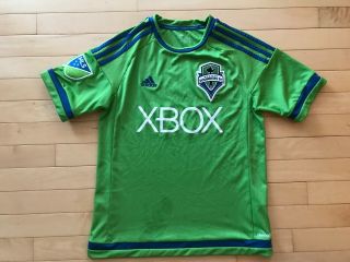 Seattle Sounders Fc Mls Adidas Youth Soccer Jersey Size Large Boys